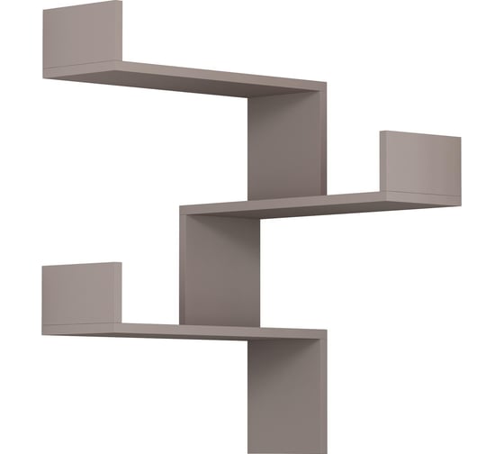 Угловая полка leve luksa corner bookcase light mocha LEV00855 1