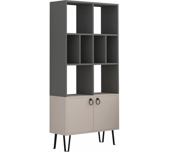 Прямой стеллаж leve bene bookcase anthracite LEV00646 1