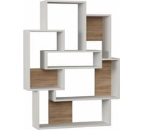 Прямой стеллаж leve barce bookcase white LEV00575