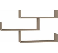 Прямая полка leve tibet bookcase light mocha LEV00844