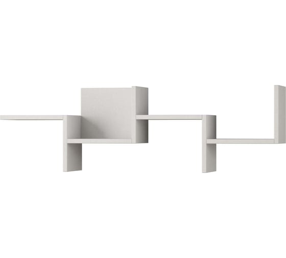 Фигурная полка leve rako shelf white LEV00916 1
