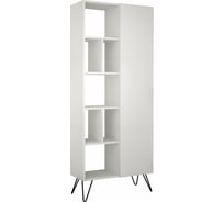 Прямой стеллаж leve jedda bookcase white LEV00666