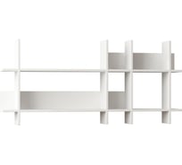 Прямая полка leve beads bookcase white LEV00835