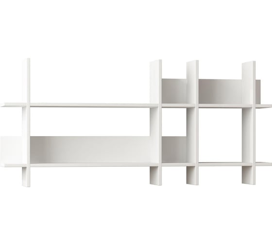 Прямая полка leve beads bookcase white LEV00835 1