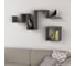 Фигурная полка leve follow shelf anthracite LEV00885 2