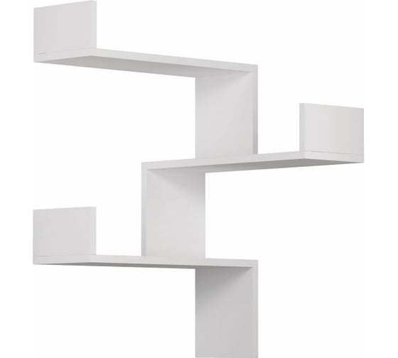 Угловая полка leve luksa corner bookcase white LEV00851 1