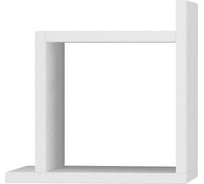 Фигурная полка leve box shelf white LEV00889