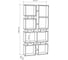 Прямой стеллаж leve rail bookcase no.1 oak LEV00611 3