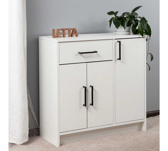 Комод LETTA Estet Белое тиснение, 750х733x303 L130130