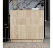 Комод LETTA Ультра 4 ящика, Дуб сонома, 750х729x330 L135532