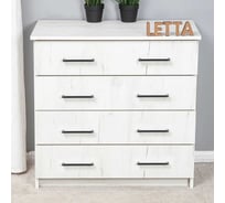 Комод LETTA Malta Plus Дуб крафт белый, 750х719x392 L1355360