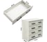 Комод LETTA Malta Plus Дуб крафт белый, 750х719x392 L1355360 4