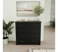 Комод LETTA Malta Plus Черный, 750х719x392 L1355394