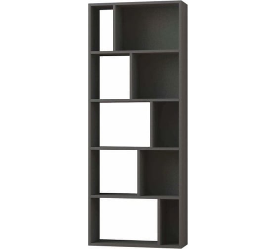 Прямой стеллаж leve onda bookcase anthracite LEV00603 1