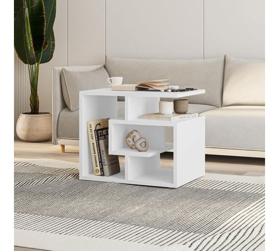 Журнальный стол leve labirent coffee table white LEV00051