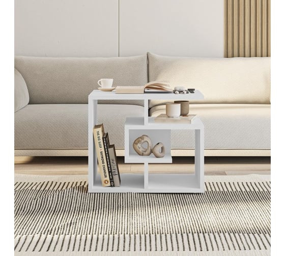 Журнальный стол leve labirent coffee table white LEV00051