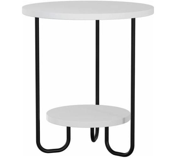 Журнальный стол leve corro side table white LEV00158
