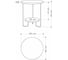 Журнальный стол leve corro side table white LEV00158 3