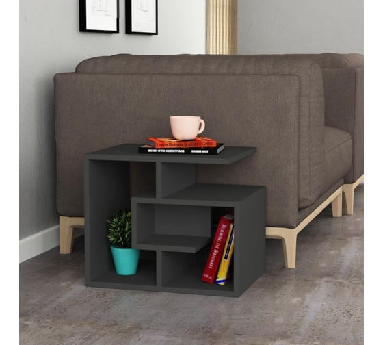 Журнальный стол leve labirent coffee table anthracite LEV00047
