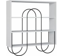 Прямой стеллаж leve norfolk console white LEV00702