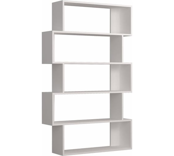 Прямой стеллаж leve oxford bookcase white LEV00670 1