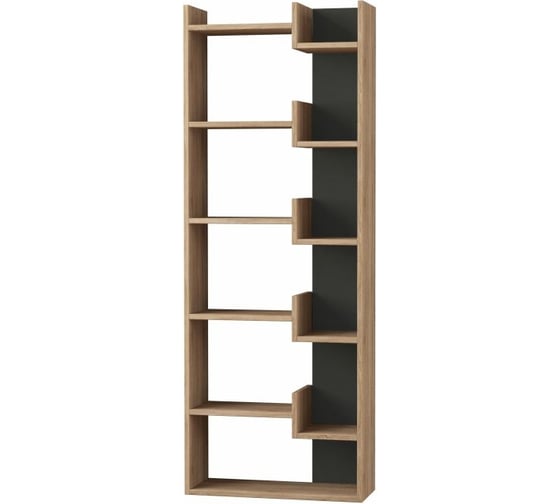 Прямой стеллаж leve oppa bookcase oak LEV00606 1