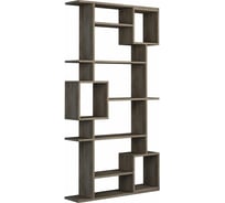 Прямой стеллаж leve soto bookcase dark coffee LEV00656