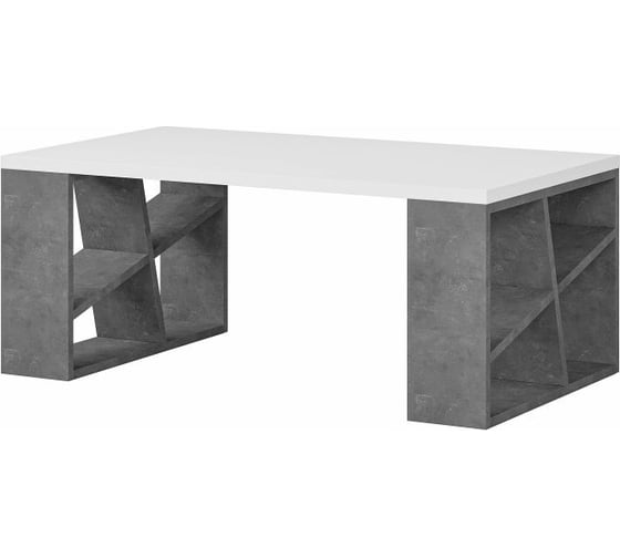 Журнальный стол leve honey coffee table retro gray LEV00090