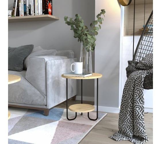 Журнальный стол leve corro side table oak LEV00155