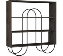 Прямой стеллаж leve norfolk console dark coffee LEV00705