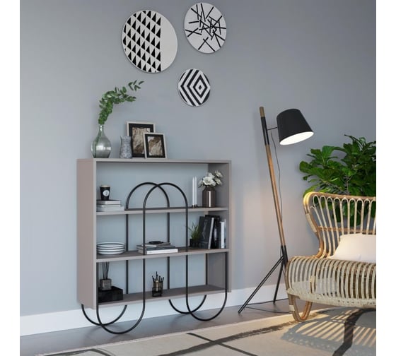 Прямой стеллаж leve norfolk console light mocha LEV00704