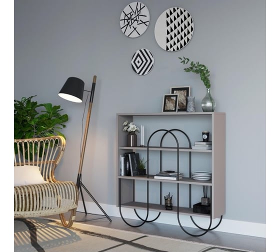 Прямой стеллаж leve norfolk console light mocha LEV00704