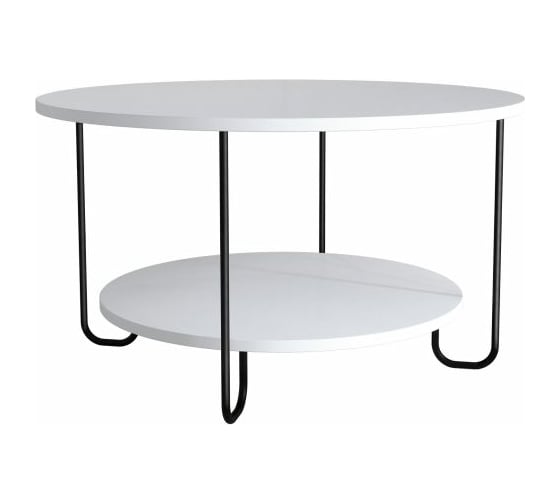 Журнальный стол leve corro coffee table white LEV00065 1