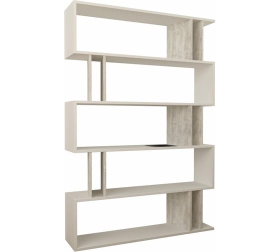Прямой стеллаж leve partiro bookcase ancient white LEV00610