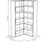 Угловой стеллаж leve molly bookcase no.4 white LEV00613 4