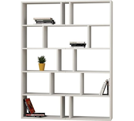 Прямой стеллаж leve tapi bookcase set of 2 white LEV00631 1