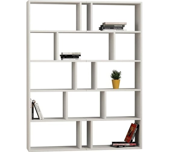 Прямой стеллаж leve tapi bookcase set of 2 white LEV00631