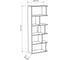 Прямой стеллаж leve tapi bookcase set of 2 white LEV00631 5