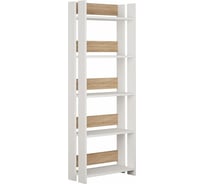 Прямой стеллаж leve massimo bookcase white LEV00643