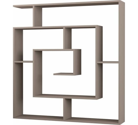 Прямой стеллаж leve labirent bookcase light mocha LEV00580