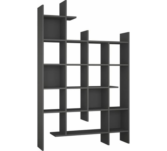 Прямой стеллаж leve manco bookcase anthracite LEV00588 1