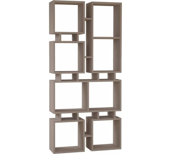 Прямой стеллаж leve rail bookcase no.1 light mocha LEV00616 1