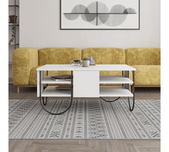 Журнальный стол leve norfolk coffee table white LEV00074