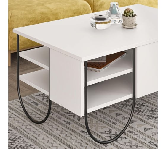Журнальный стол leve norfolk coffee table white LEV00074
