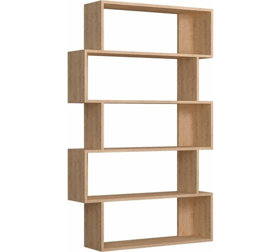 Прямой стеллаж leve oxford bookcase oak LEV00671 1