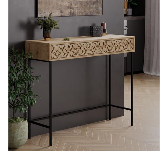 Напольная консоль leve heaton console oak LEV00718
