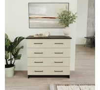 Комод LETTA Malta Plus Венге/Дуб белфорт, 750х719x392 L1355361