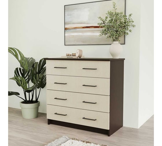 Комод LETTA Malta Plus Венге/Дуб белфорт, 750х719x392 L1355361