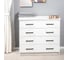 Комод LETTA Malta Plus Белое тиснение, 750х719x392 L1355390 1
