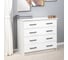 Комод LETTA Malta Plus Белое тиснение, 750х719x392 L1355390 2